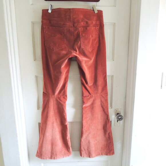 We The Free Rust Corduroy Pull-On Stretch Flare Bell Bottom Pants 29 - Picture 8 of 9